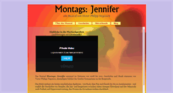 Desktop Screenshot of montags-jennifer.de