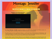 Tablet Screenshot of montags-jennifer.de